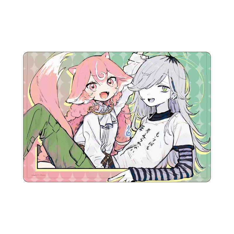 キャラクリアケース へるしーへありーすけありー 01 波止場七草&秦ヨモギ(公式イラスト) (Chara Clear Case "Healthy Hairy Scary" 01 Hatoba Nanakusa & Hata Yomogi (Official Illustration))