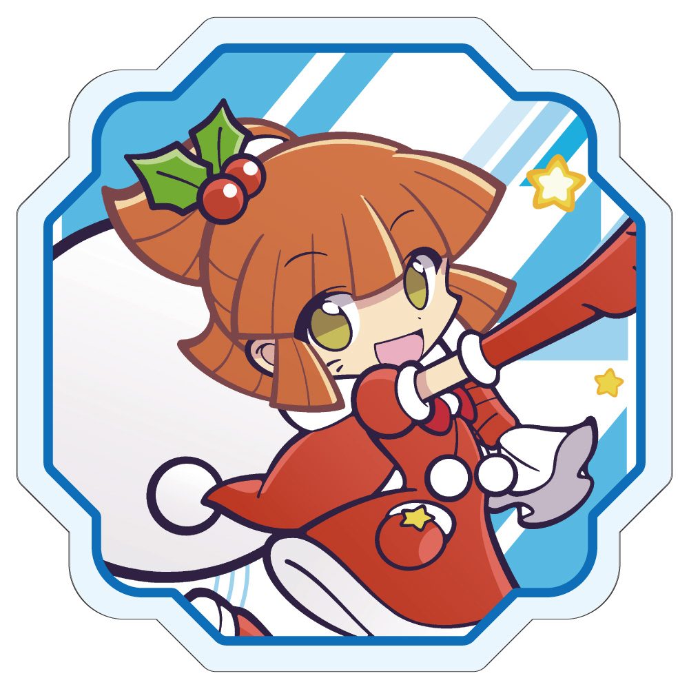 ぷよぷよ アクリルクリップ サンタアルル ("Puyo Puyo" Acrylic Clip Santa Arle)
