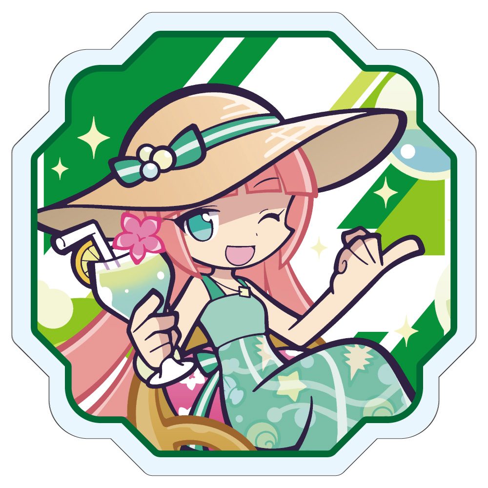 ぷよぷよ アクリルクリップ リゾートワークのセオ ("Puyo Puyo" Acrylic Clip Resort Work Seo)