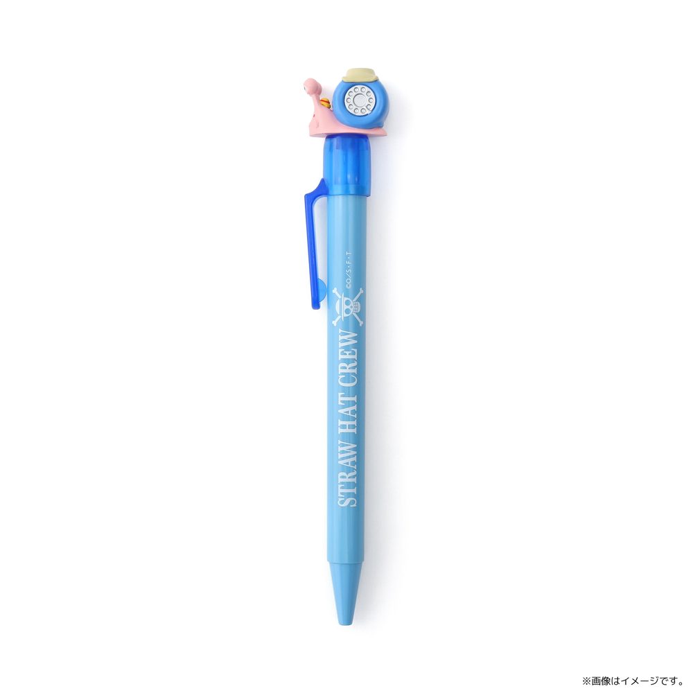 ONE PIECE 電伝虫ボールペン 麦わらの一味 ("One Piece" Den Den Mushi Ballpoint Pen Straw Hat Crew)