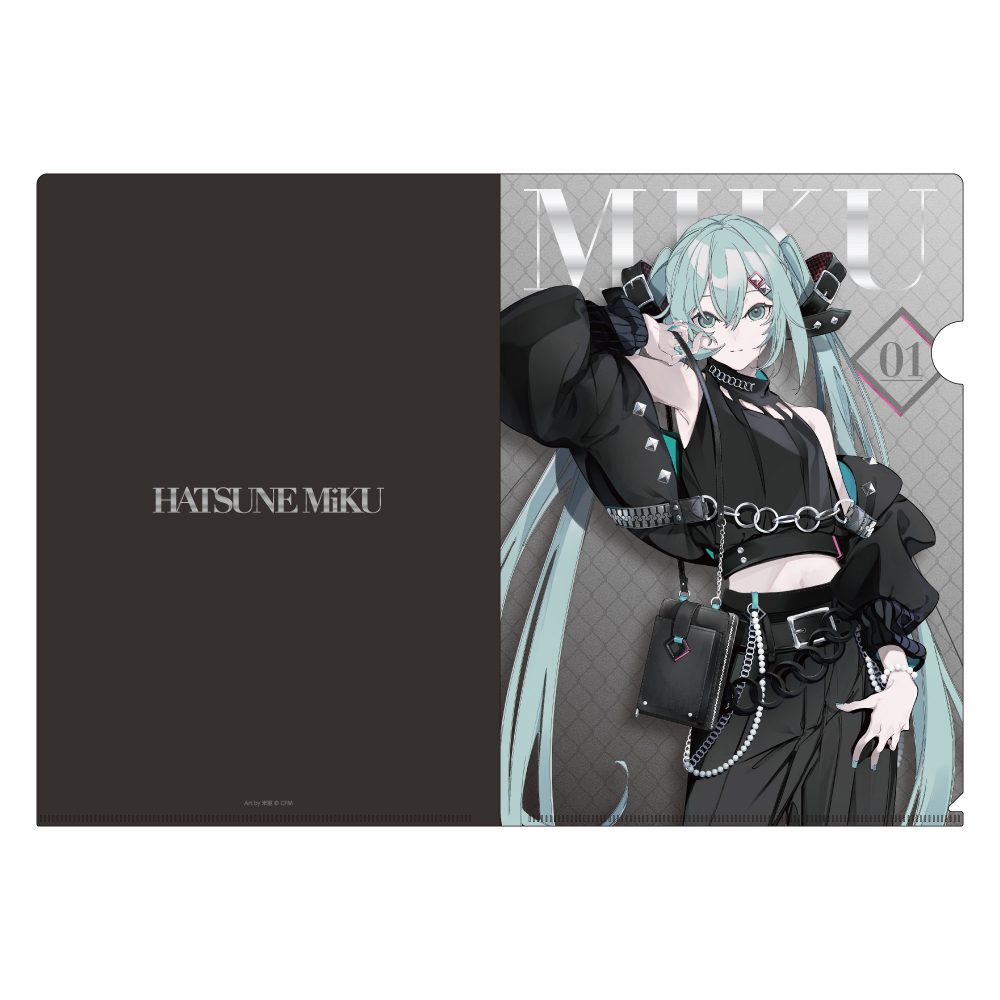 初音ミク×SOLWA メタリッククリアファイル Art by 米室 (Hatsune Miku x SOLWA Metallic Clear File Art by Yonemuro)