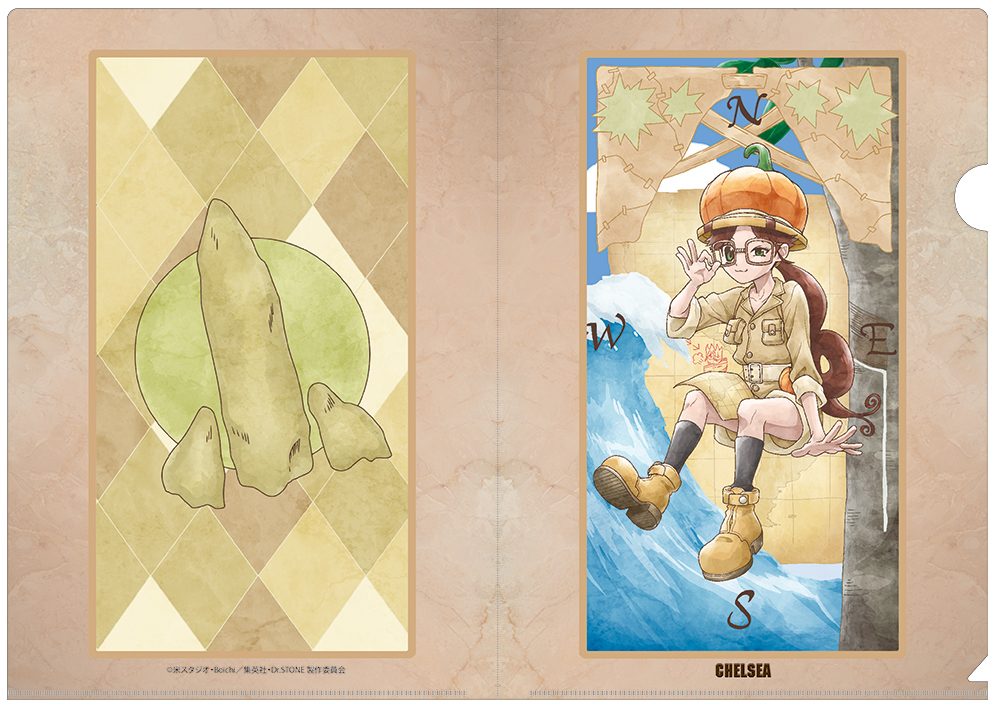 Dr.STONE クリアファイル チェルシー ("Dr. Stone" Clear File Chelsea)