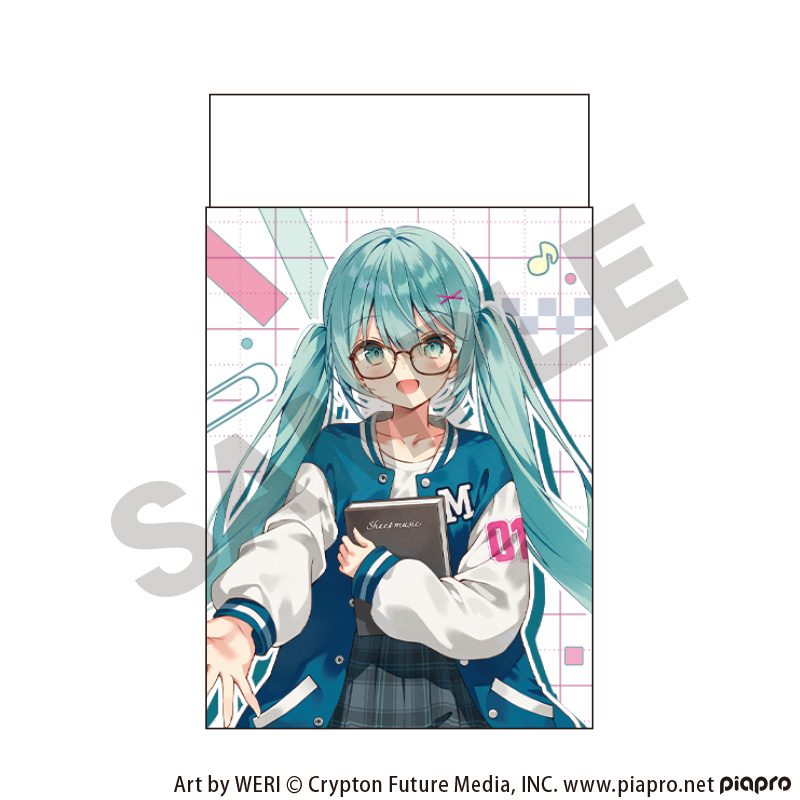 初音ミク まとまるくん消しゴム 初音ミク メガネスタイル (Hatsune Miku Matomaru-kun Eraser Hatsune Miku Glasses Style)