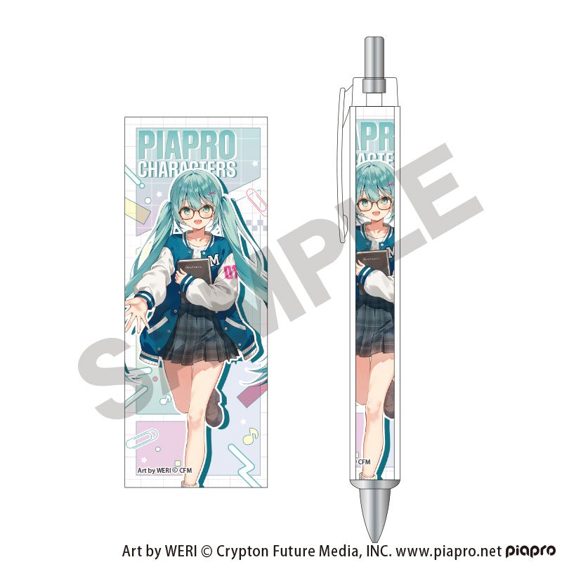 初音ミク 太軸シャープ 初音ミク メガネスタイル (Hatsune Miku Mechanical Pencil Hatsune Miku Glasses Style)