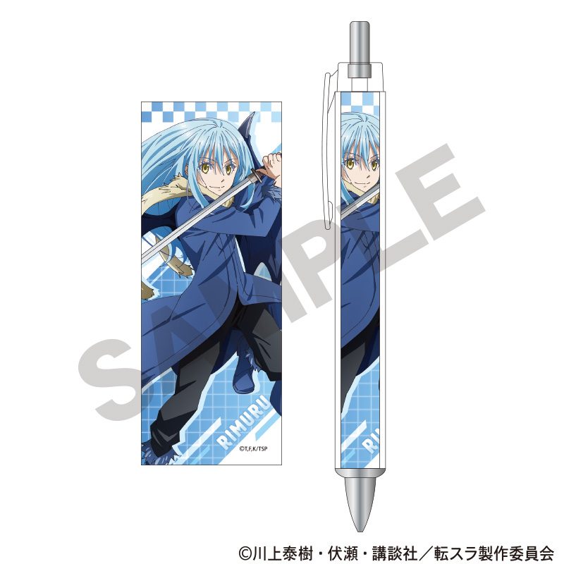 転生したらスライムだった件 太軸ボールペン リムル チェッカー ("That Time I Got Reincarnated as a Slime" Ballpoint Pen Rimuru Checker)