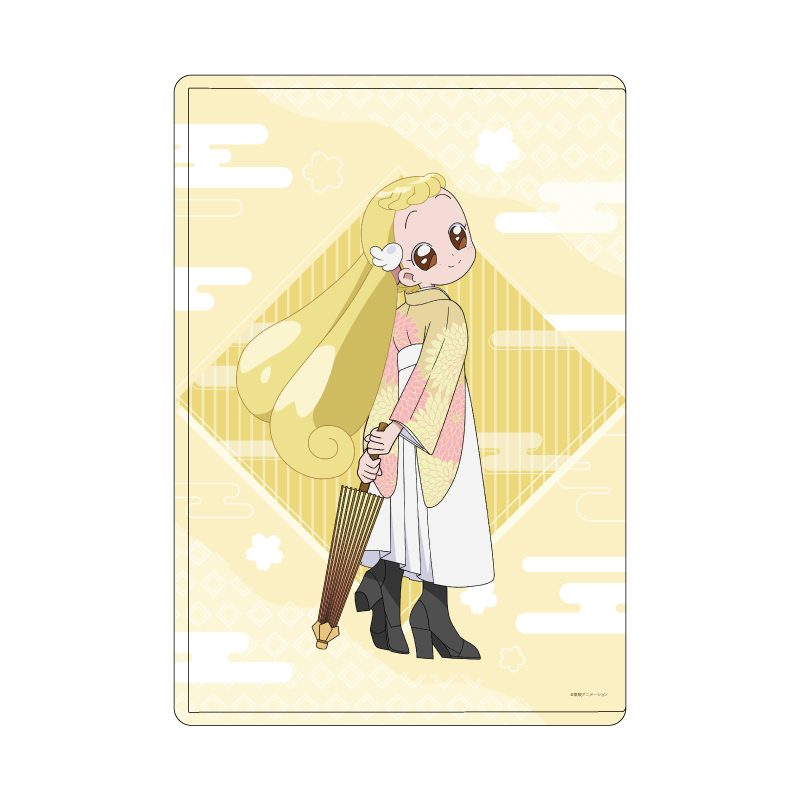 キャラクリアケース おジャ魔女どれみドッカーン! 31 ハナ 袴・番傘Ver.(描き下ろしイラスト) (Chara Clear Case "Ojamajo Doremi Dokkaan!" 31 Hana Hakama & Oilpaper Umbrella Ver. (Original Illustration))