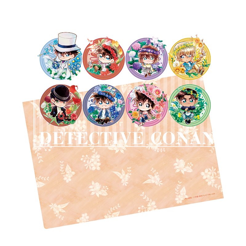 名探偵コナン クリアファイル デフォルメ 花冠-flow in the wind- ("Detective Conan" Clear File Deformed Flower Crown -Flow in the Wind-)