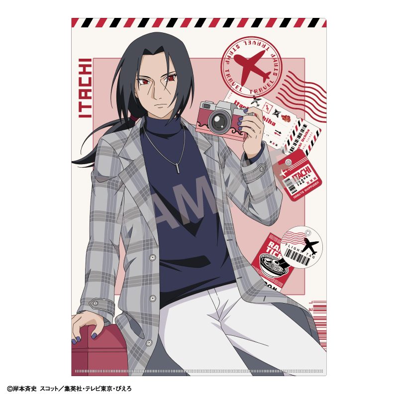 NARUTO-ナルト- 疾風伝 A4シングルクリアファイル うちはイタチ ぶらっと旅の巻! ("NARUTO -Shippuden-" A4 Single Clear File Uchiha Itachi Buratto Travel no Maki!)