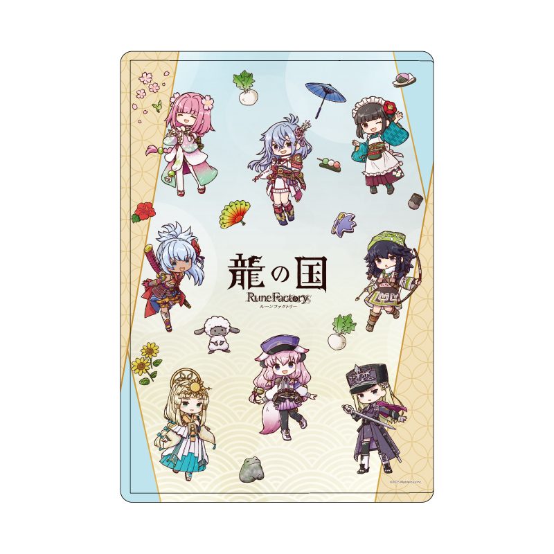 キャラクリアケース 龍の国 ルーンファクトリー 02 集合デザインB(グラフアートイラスト) (Chara Clear Case "Rune Factory: Guardians of Azuma" 02 Group Design B (Graff Art Illustration))