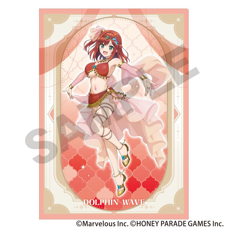 ドルフィンウェーブ シングルクリアファイル 咲宮入華 踊り子 ("Dolphin Wave" Single Clear File Sakimiya Iruka Dancer)