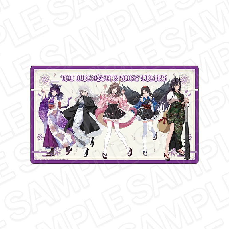 アイドルマスター シャイニーカラーズ ラバーデスクマット 百鬼夜行Ver. ("The Idolmaster Shiny Colors" Rubber Desk Mat Hyakki Yakou Ver.)