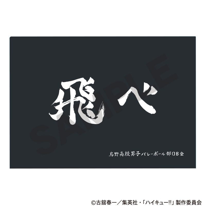 ハイキュー!! シングルクリアファイル 烏野高校 ("Haikyu!!" Single Clear File Karasuno High School)