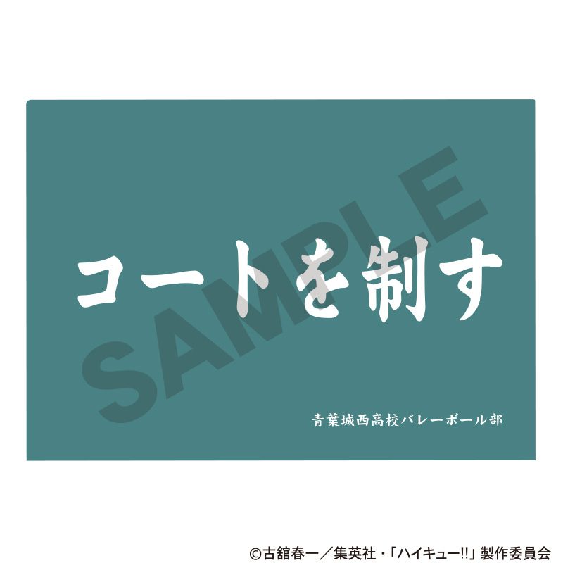 ハイキュー!! シングルクリアファイル 青葉城西高校 ("Haikyu!!" Single Clear File Aoba Johsai High School)