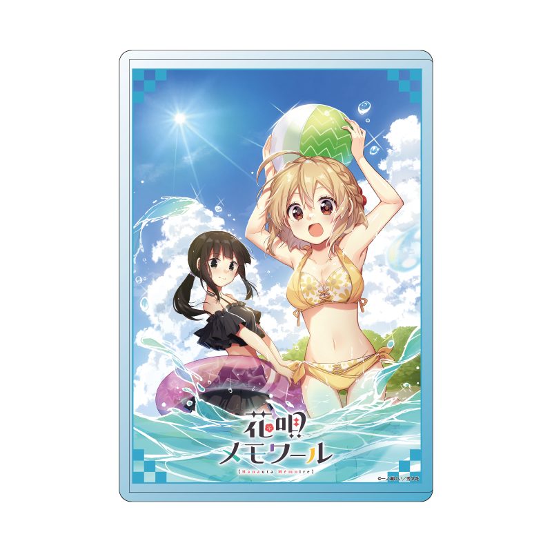 キャラクリアケース 花唄メモワール 05 佐々木梅&佐竹巴枝(公式イラスト) (Chara Clear Case "Hanauta Memoire" 05 Sasaki Ume & Satake Tomoe (Official Illustration))