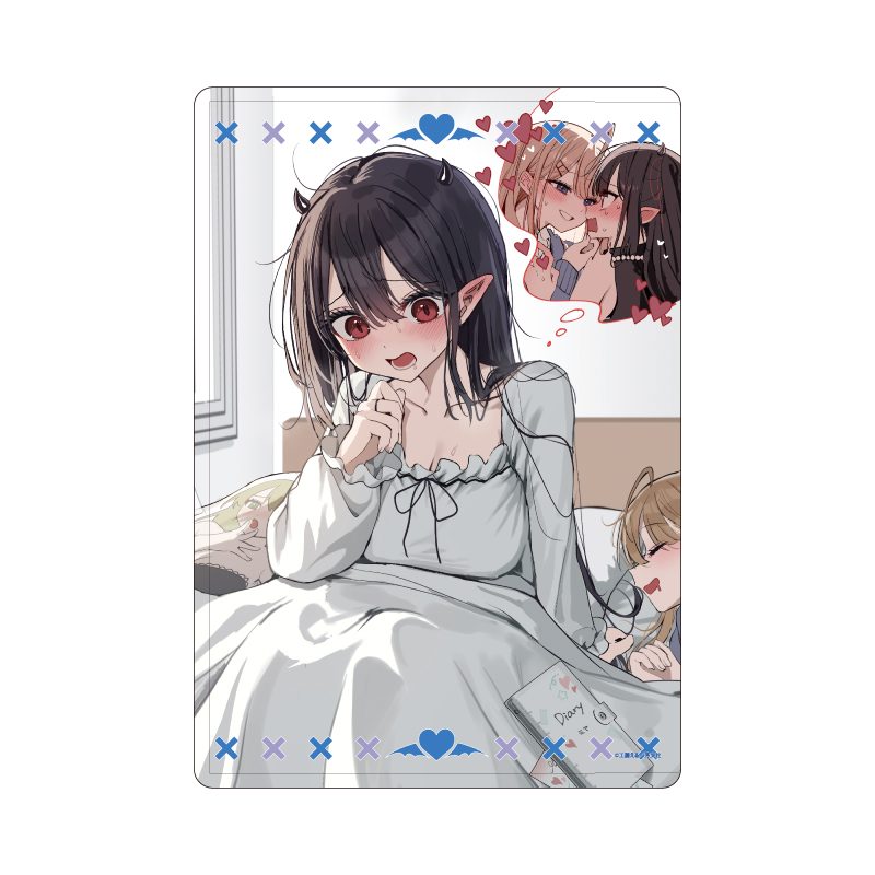 キャラクリアケース 江口さんちの純情サキュバス 02 B(公式イラスト) (Chara Clear Case "Miss Eguchi's Pure-hearted Succubus" 02 B (Official Illustration))
