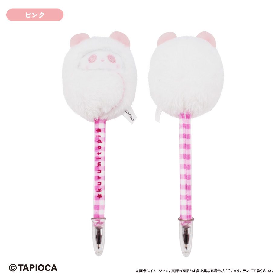 タピオカ オリジナル くるみたぴぬいボールペン ピンク (Tapioca Original Kurumi Tapi-nui Ballpoint Pen Pink)