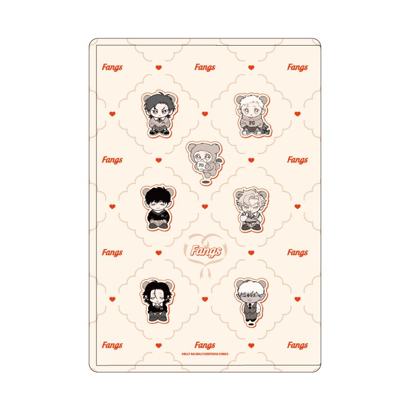 キャラクリアケース FANGS 03 集合デザイン(描き下ろしイラスト) (Chara Clear Case "FANGS" 03 Group Design (Original Illustration))