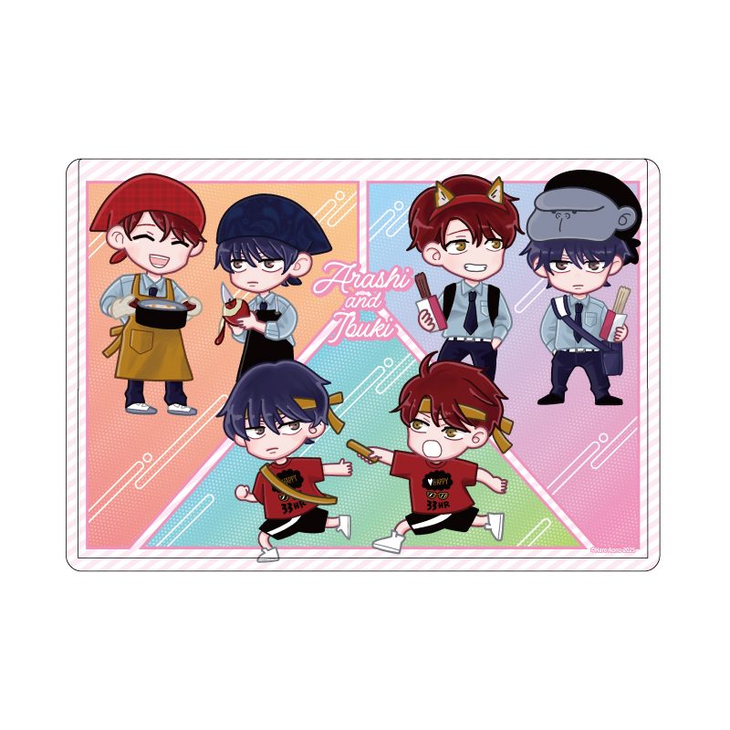 キャラクリアケース あらしといぶき 02 集合デザインB(描き下ろしイラスト) (Chara Clear Case "Arashi and Ibuki" 02 Group Design B (Original Illustration))