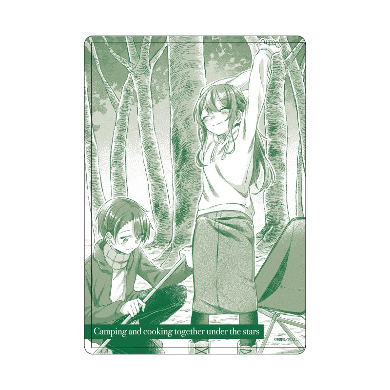 キャラクリアケース 夜空のふたりキャンプごはん 02 B公式イラスト) (Chara Clear Case "Camping and Cooking Togerher Under the Stars" 02 B (Official Illustration))