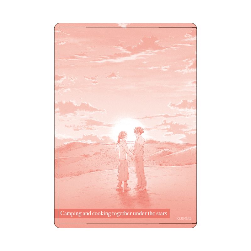 キャラクリアケース 夜空のふたりキャンプごはん 03 C(公式イラスト) (Chara Clear Case "Camping and Cooking Togerher Under the Stars" 03 C (Official Illustration))