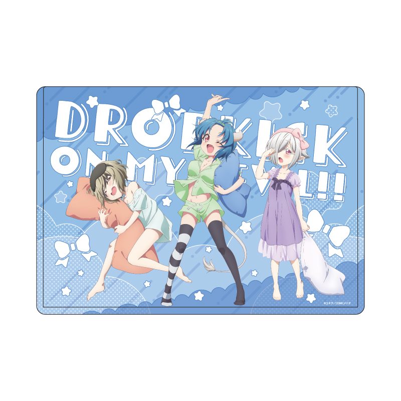 キャラクリアケース 邪神ちゃんドロップキック 07 ミノス&ペルセポネ2世&ぺこら(描き下ろしイラスト) (Chara Clear Case "Dropkick on My Devil!" 07 Minos & Persephone II & Pekola (Original Illustration))