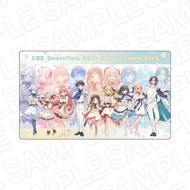 AHSキャラクターズ ラバーデスクマット 20th anniversary Live Ver. (AHS Characters Rubber Desk Mat 20th Anniversary Live Ver.)