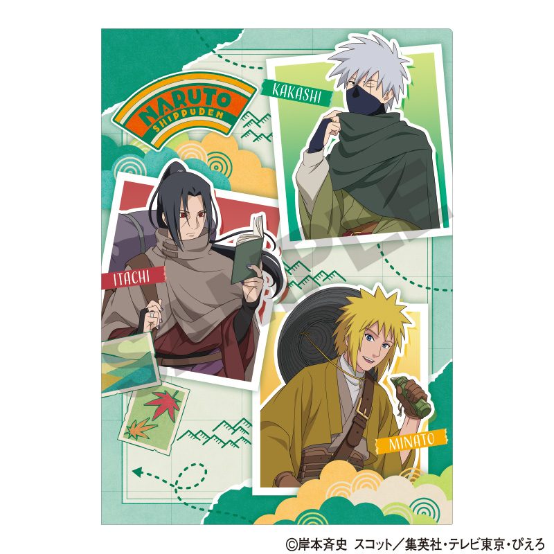 NARUTO-ナルト- 疾風伝 シングルクリアファイル カカシ&イタチ&ミナト 旅人 ("NARUTO -Shippuden-" Single Clear File Kakashi & Itachi & Minato Traveler)