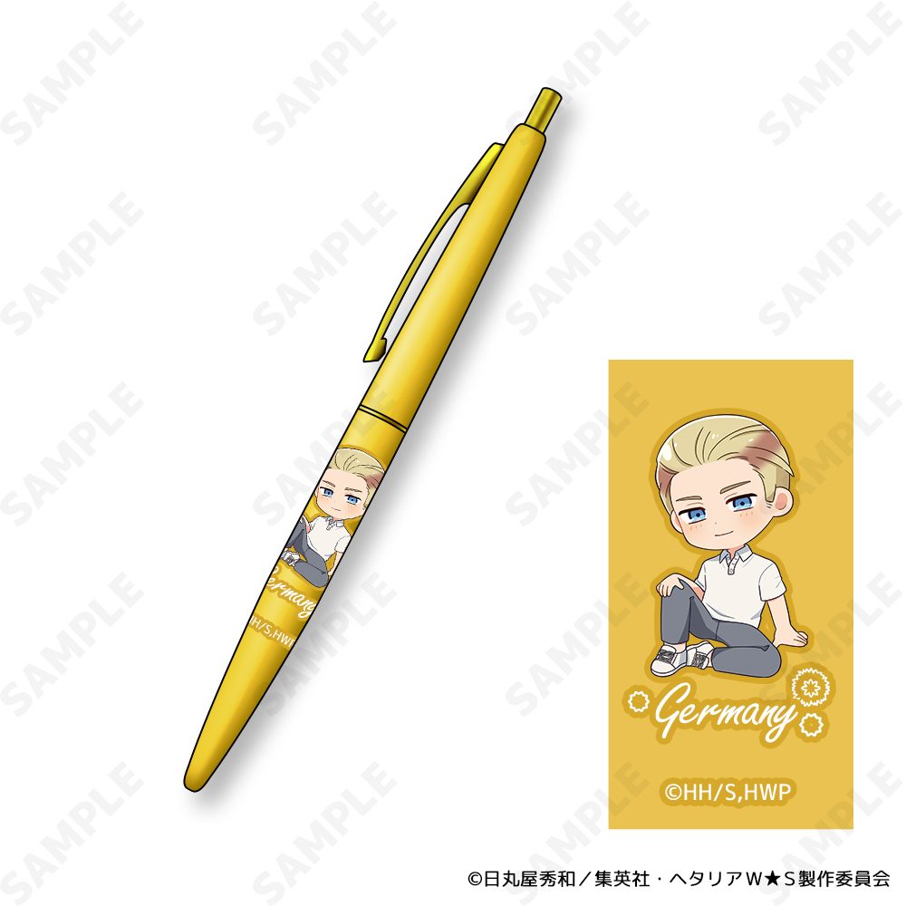 ヘタリア World☆Stars クリックゴールドボールペン 2 ドイツ-Flower Shower-[ドレセレmini] ("Hetalia World Stars" Clic Gold Ballpoint Pen 2 Germany -Flower Shower- (DreCelle Mini))