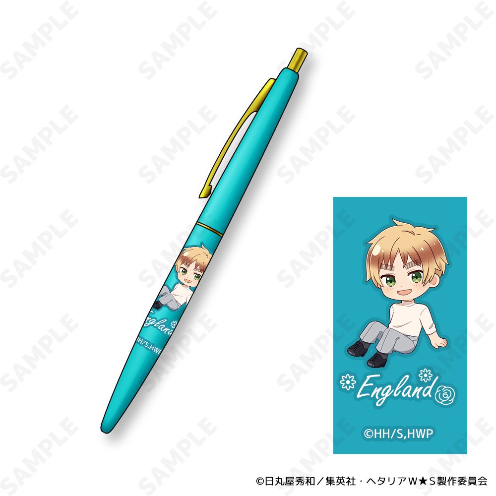 ヘタリア World☆Stars クリックゴールドボールペン 5 イギリス-Flower Shower-[ドレセレmini] ("Hetalia World Stars" Clic Gold Ballpoint Pen 5 United Kingdom -Flower Shower- (DreCelle Mini))