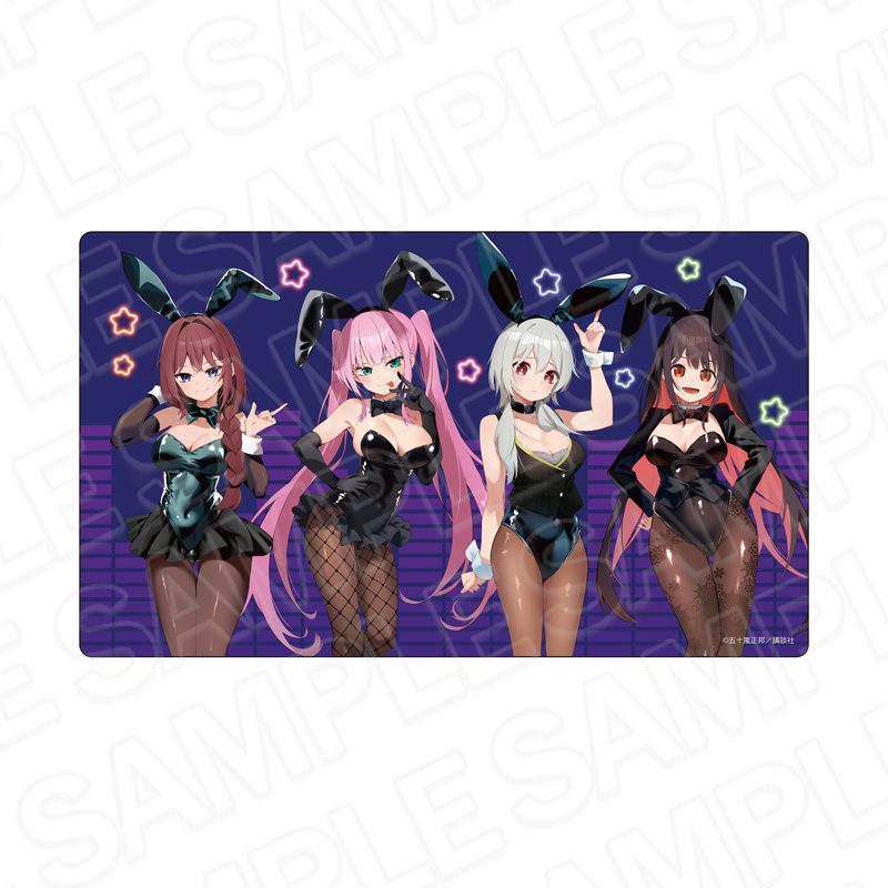 真夜中ハートチューン ラバーデスクマット バニーVer. ("Tune In to the Midnight Heart" Rubber Desk Mat Bunny Ver.)