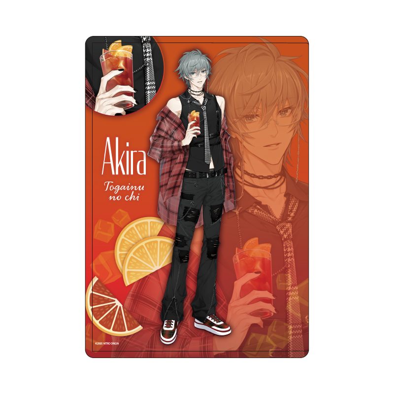 キャラクリアケース ニトロキラル 10 アキラ(描き下ろしイラスト) (Chara Clear Case NITRO CHiRAL 10 "Togainu no Chi" Akira (Original Illustration))