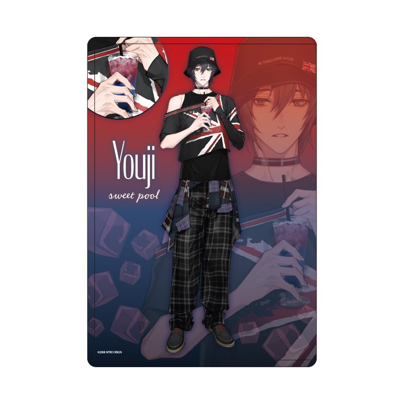 キャラクリアケース ニトロキラル 12 崎山蓉司(描き下ろしイラスト) (Chara Clear Case NITRO CHiRAL 12 "sweet pool" Sakiyama Youji (Original Illustration))