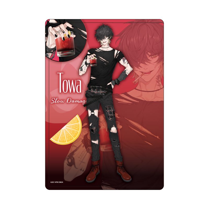 キャラクリアケース ニトロキラル 14 トワ(描き下ろしイラスト) (Chara Clear Case NITRO CHiRAL 14 "Slow Damage" Towa (Original Illustration))