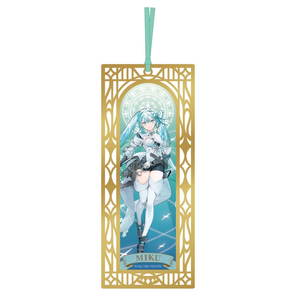 39Culture 2024 EXTRA WORLD メタリックブックマーカー 初音ミク (39Culture 2024 EXTRA WORLD Metallic Book Marker Hatsune Miku)