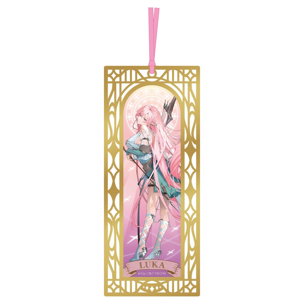 39Culture 2024 EXTRA WORLD メタリックブックマーカー 巡音ルカ (39Culture 2024 EXTRA WORLD Metallic Book Marker Megurine Luka)