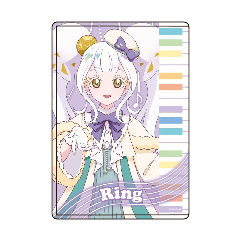 キャラクリアケース ひみつのアイプリ 06 リング・クローバー 音楽の秋Ver.(描き下ろしイラスト) (Chara Clear Case "Himitsu no AiPri" 06 Ring Clover Autumn of Music Ver. (Original Illustration))