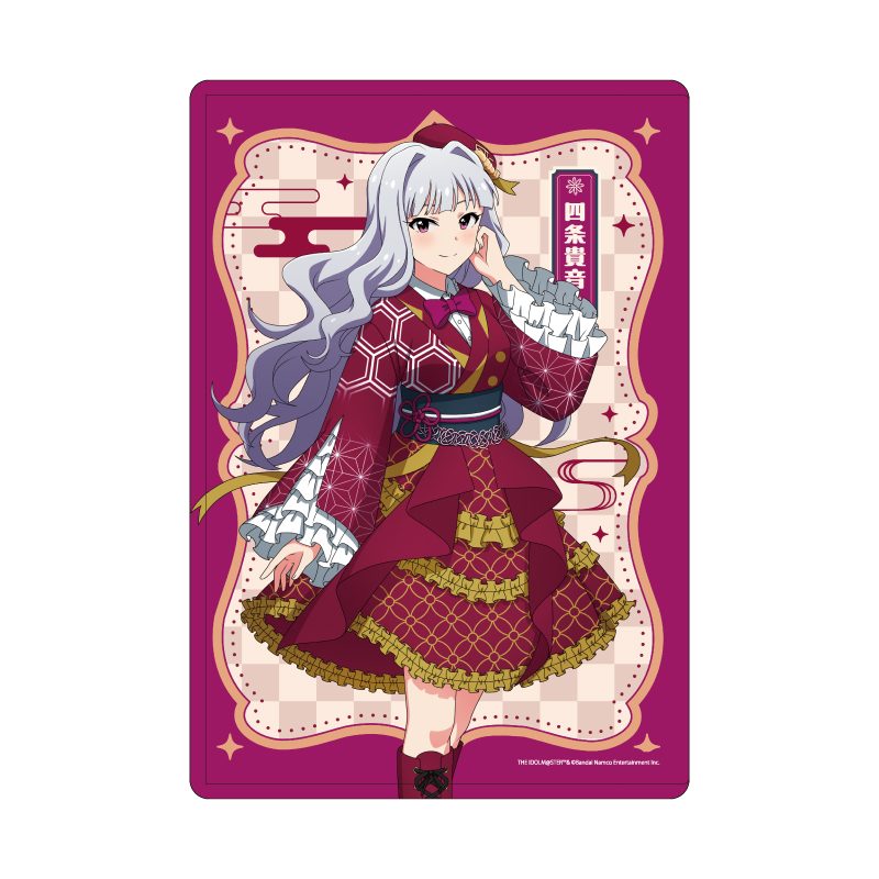 キャラクリアケース アイドルマスターシリーズ 01 四条貴音(描き下ろしイラスト) (Chara Clear Case "The Idolmaster" Series 01 Shijou Takane (Original Illustration))