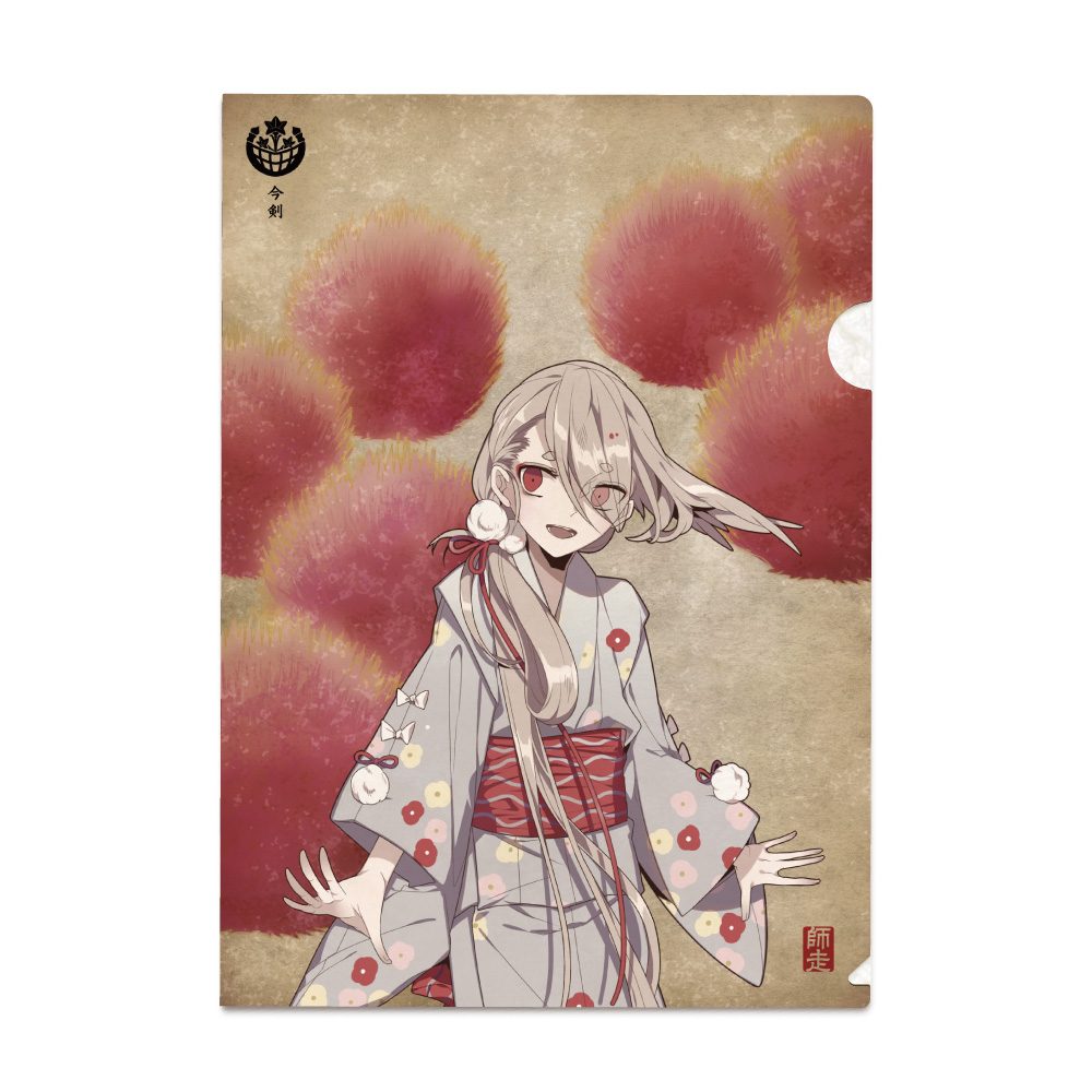 刀剣乱舞-ONLINE- 華こよみ絵巻 第六弾 和紙クリアファイル 今剣 ("Touken Ranbu -ONLINE-" Hanakoyomi Emaki Vol. 6 Japanese Paper Clear File Imanotsurugi)