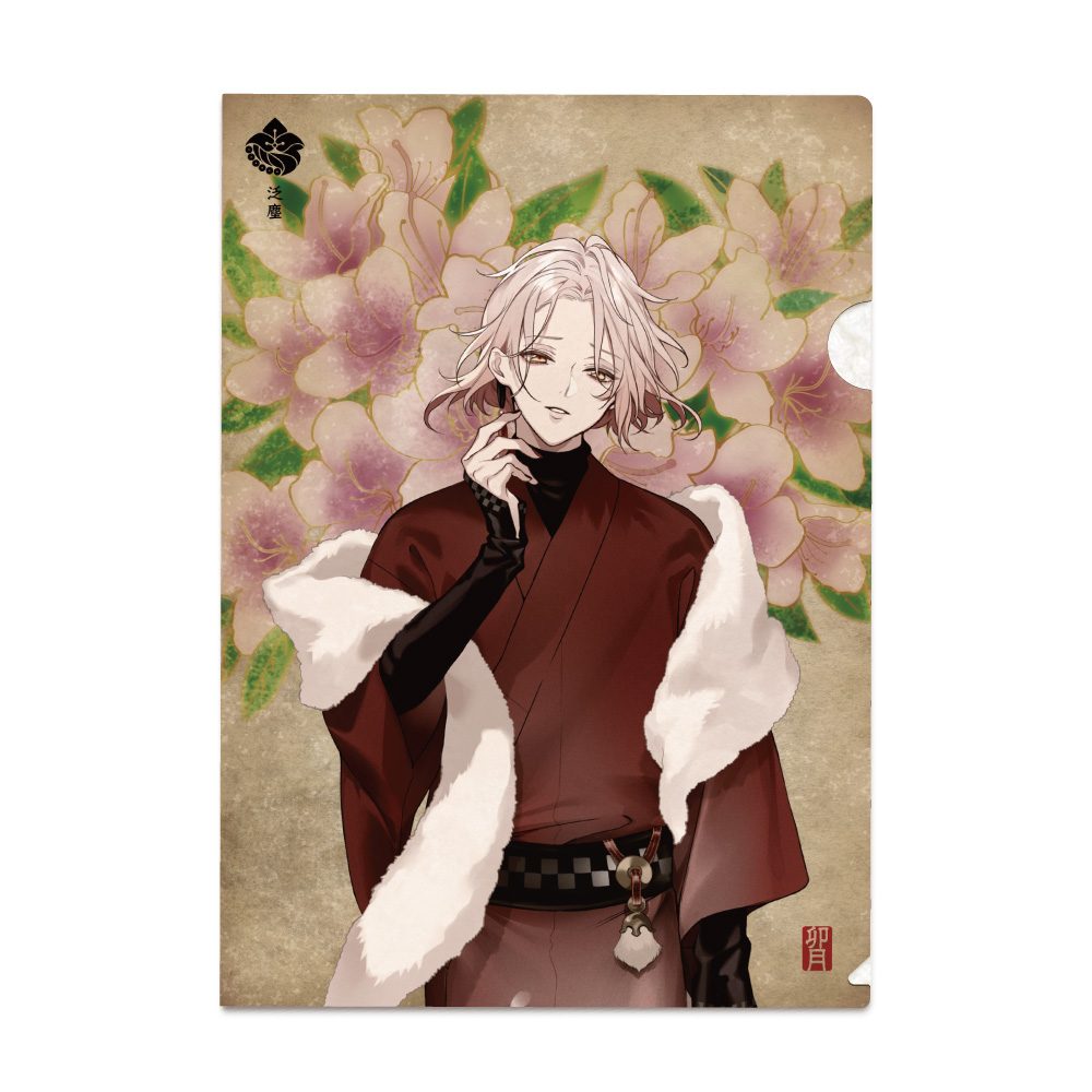 刀剣乱舞-ONLINE- 華こよみ絵巻 第六弾 和紙クリアファイル 泛塵 ("Touken Ranbu -ONLINE-" Hanakoyomi Emaki Vol. 6 Japanese Paper Clear File Hanjin)