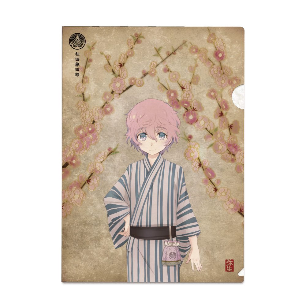 刀剣乱舞-ONLINE- 華こよみ絵巻 第六弾 和紙クリアファイル 秋田藤四郎 ("Touken Ranbu -ONLINE-" Hanakoyomi Emaki Vol. 6 Japanese Paper Clear File Akita Toushirou)