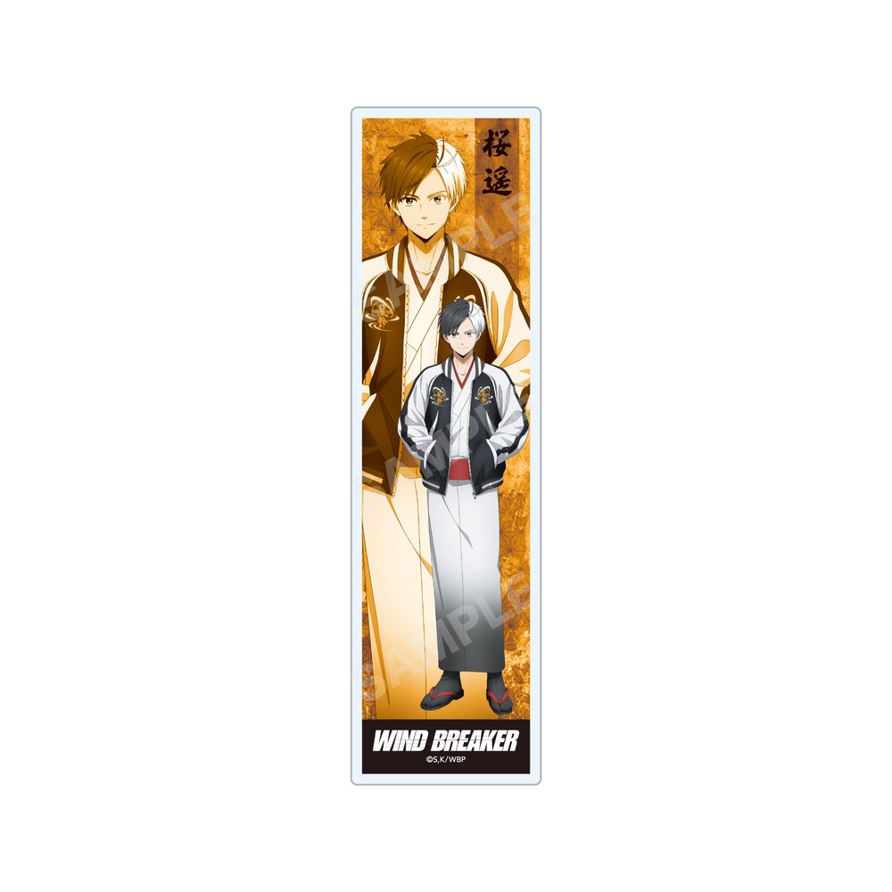 WIND BREAKER クリアブックマーカー 01 桜遥 ("Wind Breaker" Clear Book Marker 01 Sakura Haruka)