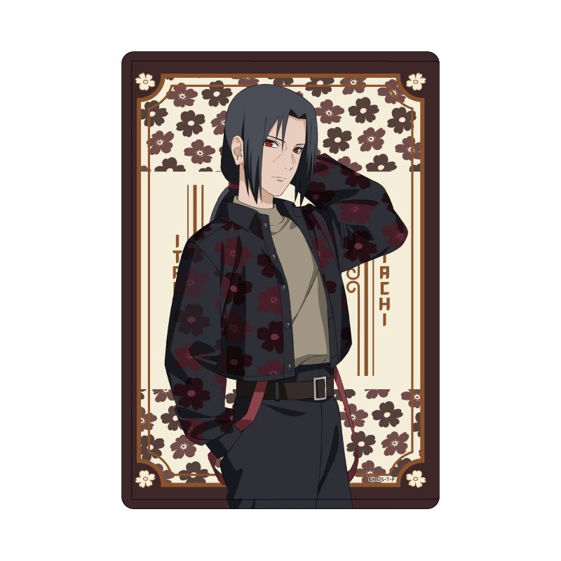 キャラクリアケース NARUTO-ナルト- 疾風伝 42 うちはイタチ ニューレトロVer.(描き下ろしイラスト) (Chara Clear Case "NARUTO -Shippuden-" 42 Uchiha Itachi New Retro Ver. (Original Illustration))