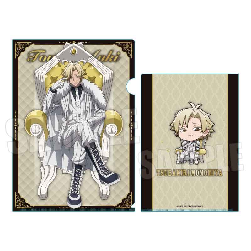 クリアファイル 桃源暗鬼 桃宮唾切(玉座) (Clear File "Tougen Anki" Momomiya Tsubakiri (Throne))