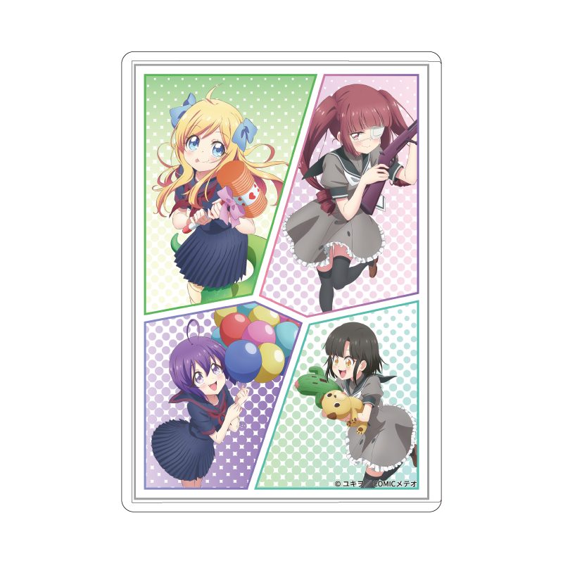 キャラクリアケース 邪神ちゃんドロップキック 02 集合デザインB(描き下ろしイラスト) (Chara Clear Case "Dropkick on My Devil!" 02 Group Design B (Original Illustration))