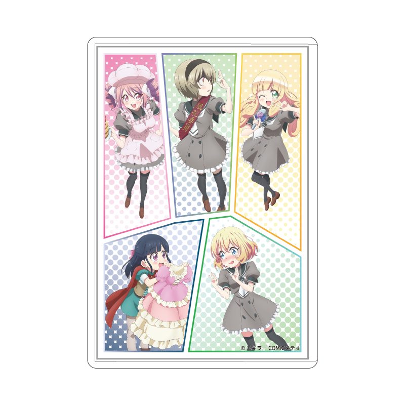 キャラクリアケース 邪神ちゃんドロップキック 03 集合デザインC(描き下ろしイラスト) (Chara Clear Case "Dropkick on My Devil!" 03 Group Design C (Original Illustration))