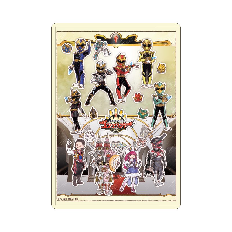 キャラクリアケース ナンバーワン戦隊ゴジュウジャー 01 集合デザインA(グラフアートイラスト) (Chara Clear Case "No. 1 Sentai Gozyuger" 01 Group Design A (Graff Art Illustration))