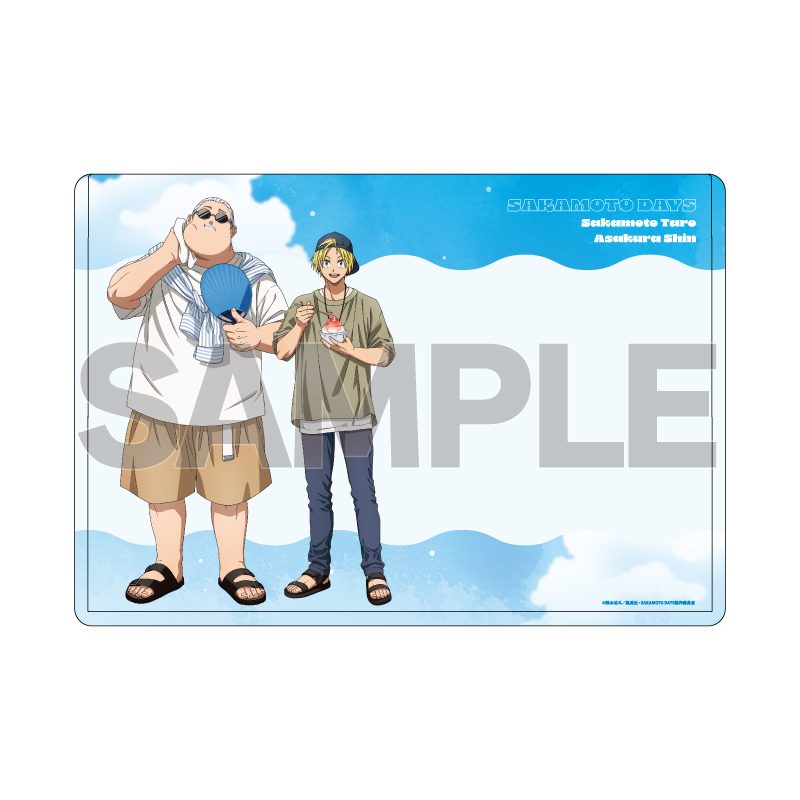 キャラクリアケース SAKAMOTO DAYS 09 坂本太郎&朝倉シン 夏私服Ver.(描き下ろしイラスト) (Chara Clear Case "Sakamoto Days" 09 Sakamoto Taro & Asakura Shin Summer Casual Outfit Ver. (Original Illustration))