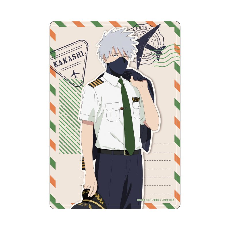 キャラクリアケース NARUTO-ナルト- 疾風伝 34 はたけカカシ パイロットVer.(描き下ろしイラスト) (Chara Clear Case "NARUTO -Shippuden-" 34 Hatake Kakashi Pilot Ver. (Original Illustration))
