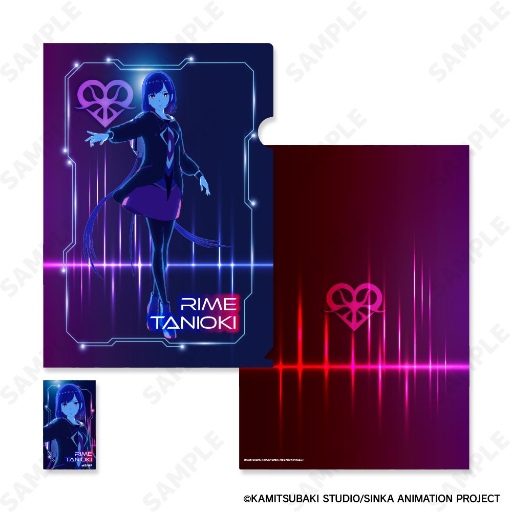 神椿市建設中。 クリアファイル&ステッカーセット 2 谷置狸眼[Neon] ("KAMITSUBAKI CITY UNDER CONSTRUCTION" Clear File & Sticker Set 2 Tanioki Rime (Neon))