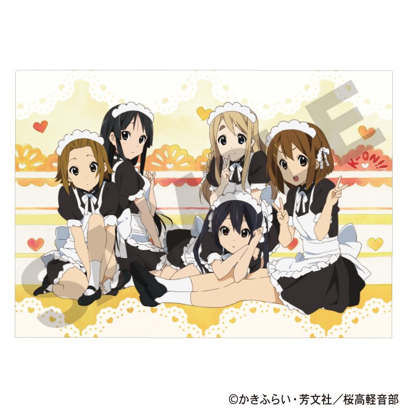 けいおん! シングルクリアファイル メイド ("K-On!" Single Clear File Maid)